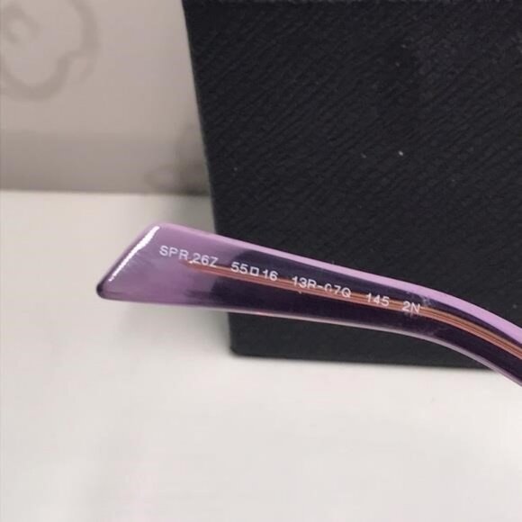 New Authentic Prada Purple Sunglasses for Women PR26Z - Picture 3 of 12